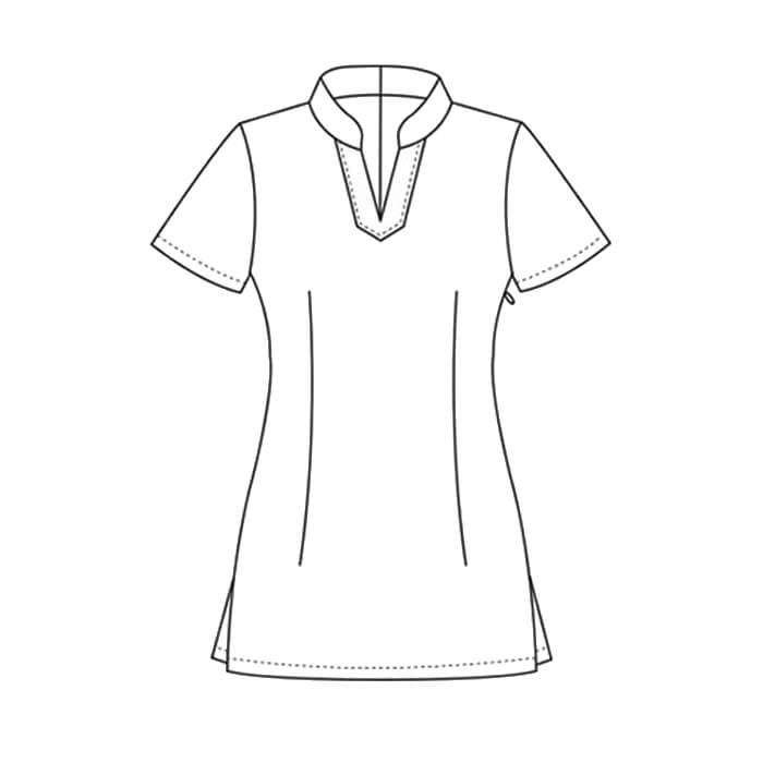 Liz Tunic / Action Back & Side Zip T018B