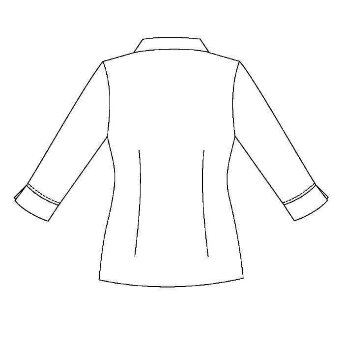 Shirt / Front Button Tabs HOA-374