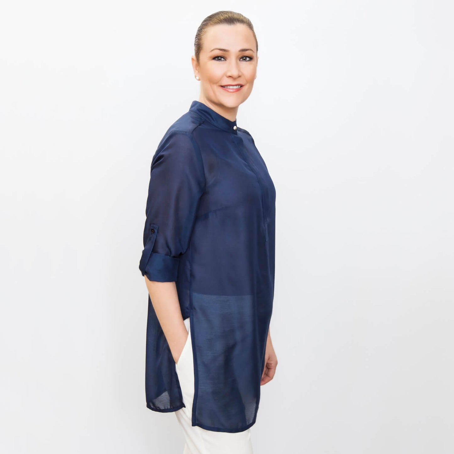 French Navy Joan Shirt