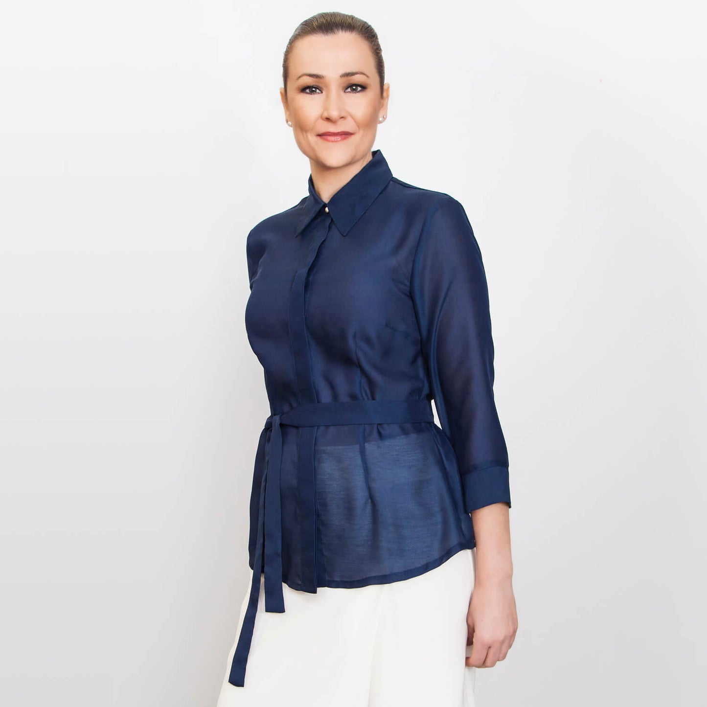 French Navy Jane Blouse