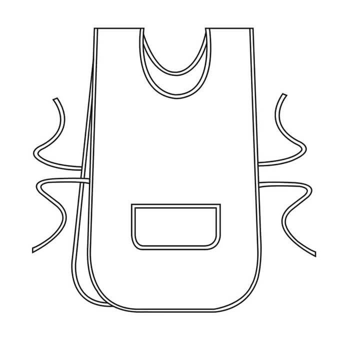 Popover Apron With Ties