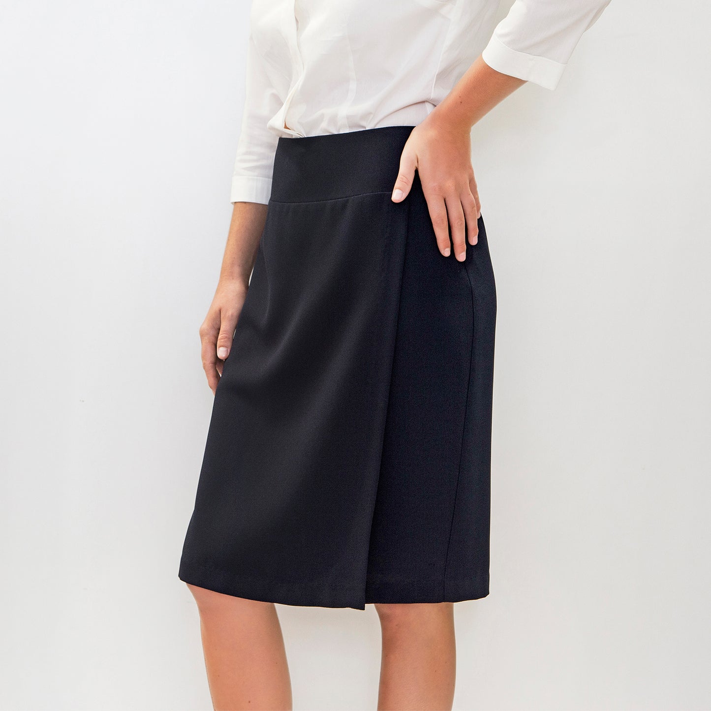 Yoke Skirt / False Wrap HOA-360B